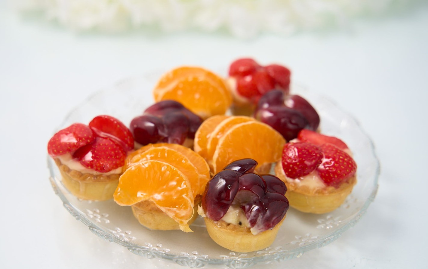 mini tarte cu fructe